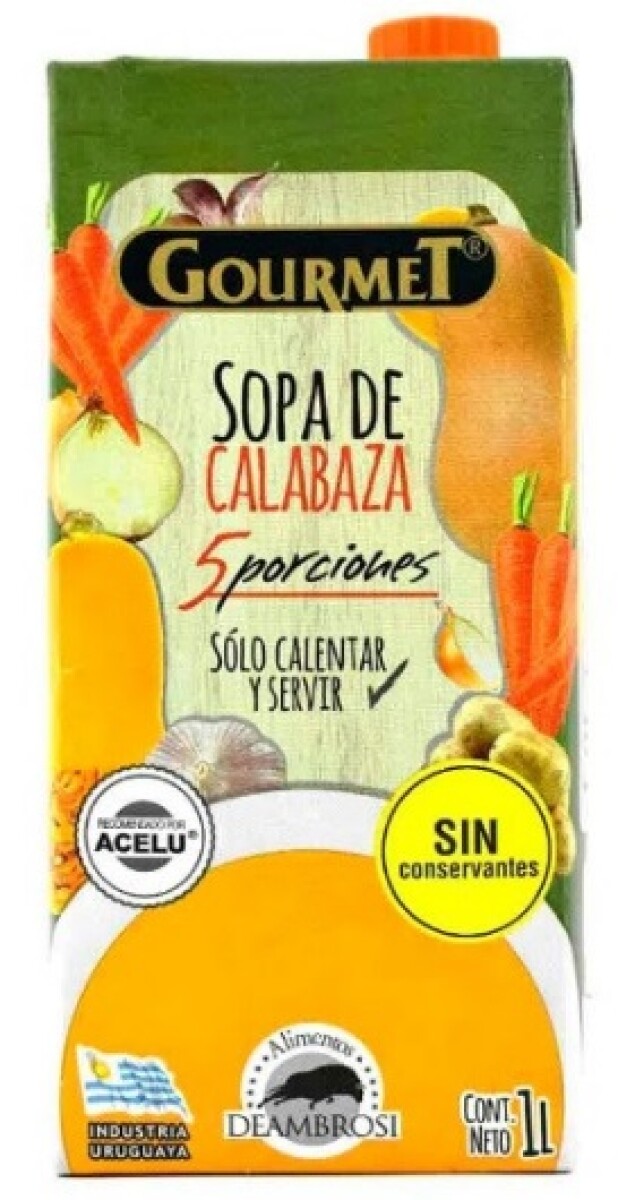 SOPA GOURMET 1L CALABAZA 