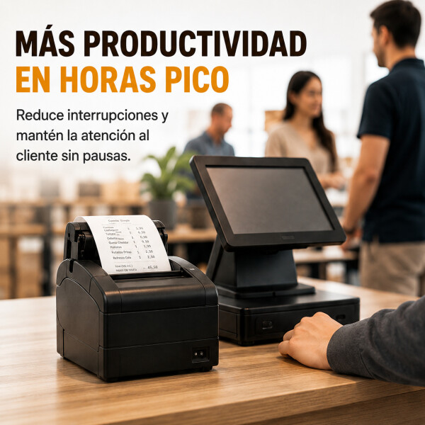 Rollo De Papel Térmico Para POS Impresora 57x40 mm Pack X50 Blanco 1