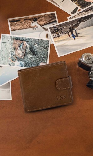 BILLETERA CUERO MORFEO WHISKY