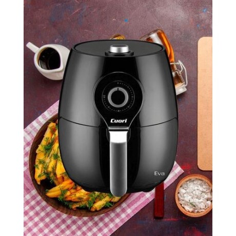 Freidora de aire sin aceite Cuori Eva 1450W 5L Negro