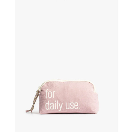 Porta Cosméticos For Daily Use Rosa Claro