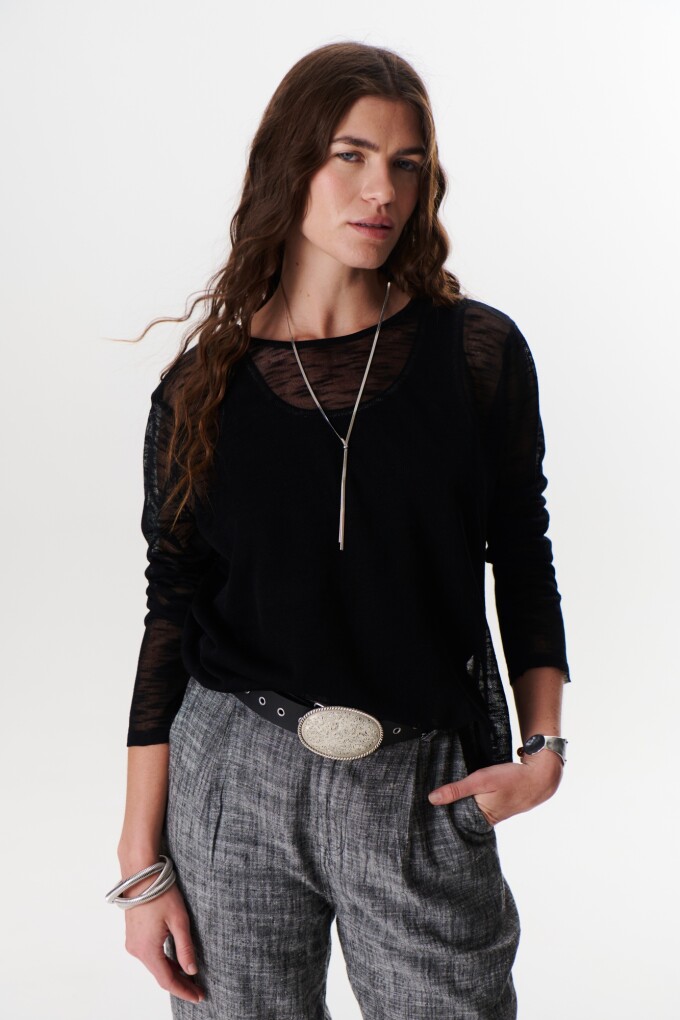 SWEATER LINO NEGRO