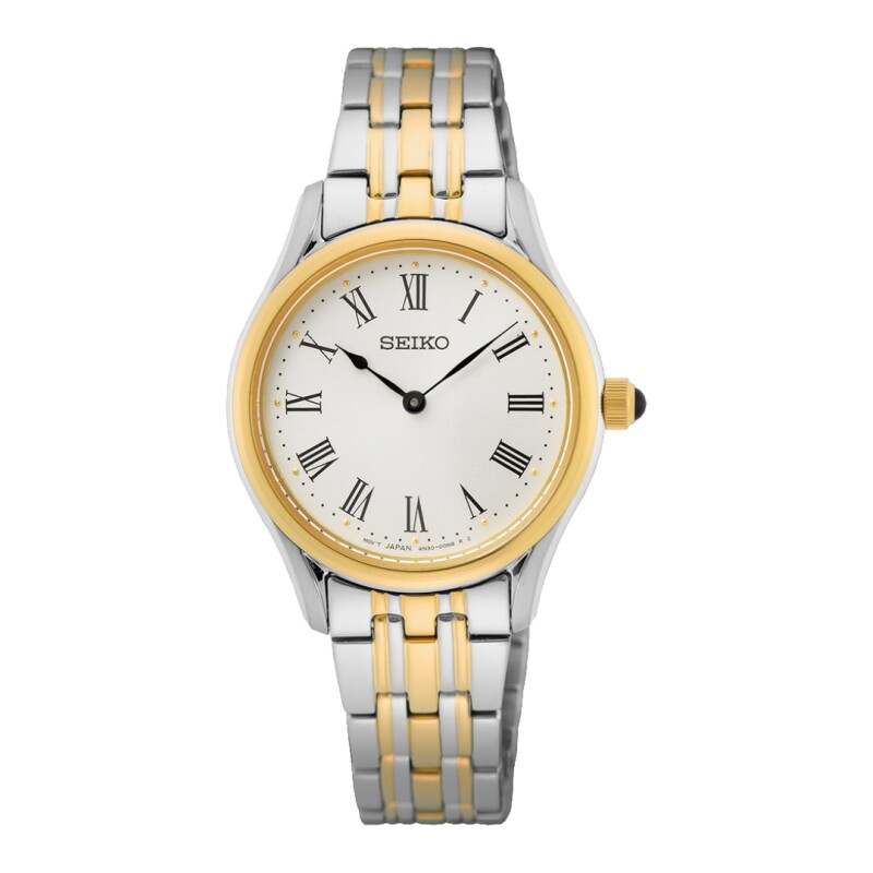 Reloj Seiko SWR070P1 para mujer con correa de Acero combinada Dorado