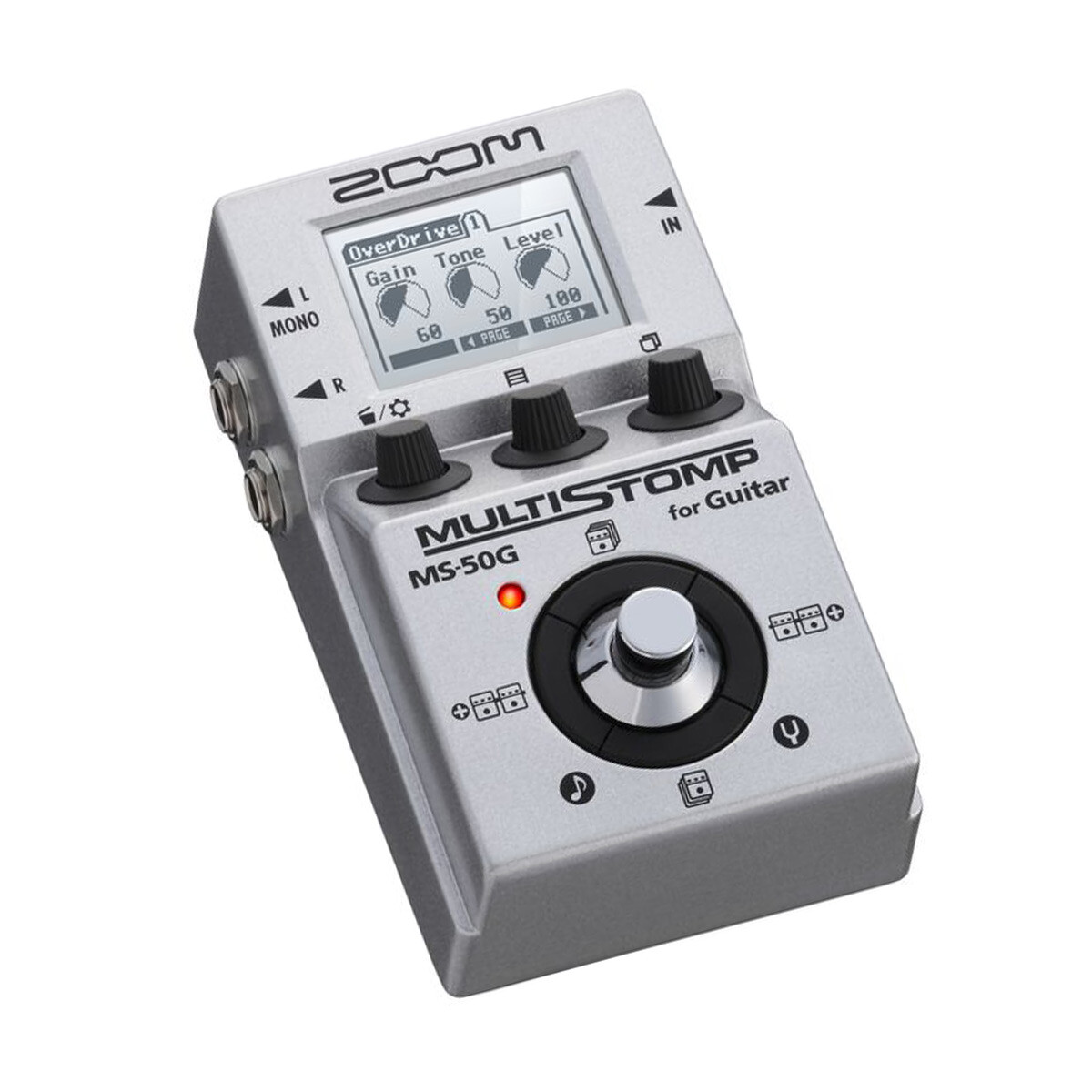 Pedal Multiefectos Zoom Ms50g Para Guitarra 