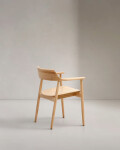 Silla Fondes de madera maciza de roble con acabado natural FSC Mix Credit Silla Fondes de madera maciza de roble con acabado natural FSC Mix Credit
