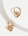 Aros Argollas Metal Argollas De Metal Reciclado - Dorado
