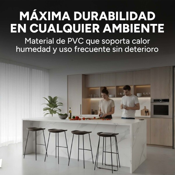 Placa PVC Símil Mármol 2,44x1,22m 3mm Resistente Agua Calor Mármol Blanco Gris Claro 2