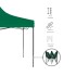 Gazebo Plegable 3x3 Para Playa o Jardín Autoarmable Color Verde Gazebo Plegable 3x3 Para Playa o Jardín Autoarmable Color Verde