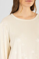 Pijama velour estrellas Marfil