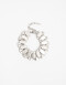 Pulseras Flexibles Metal Pulsera Flexible Cadena Pesada Metal - Plateado Plata Cepillada Mate