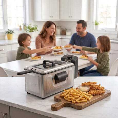 Freidora eléctrica Daewoo 3 litros | Línea Chef | Frituras profesionales Freidora eléctrica Daewoo 3 litros | Línea Chef | Frituras profesionales