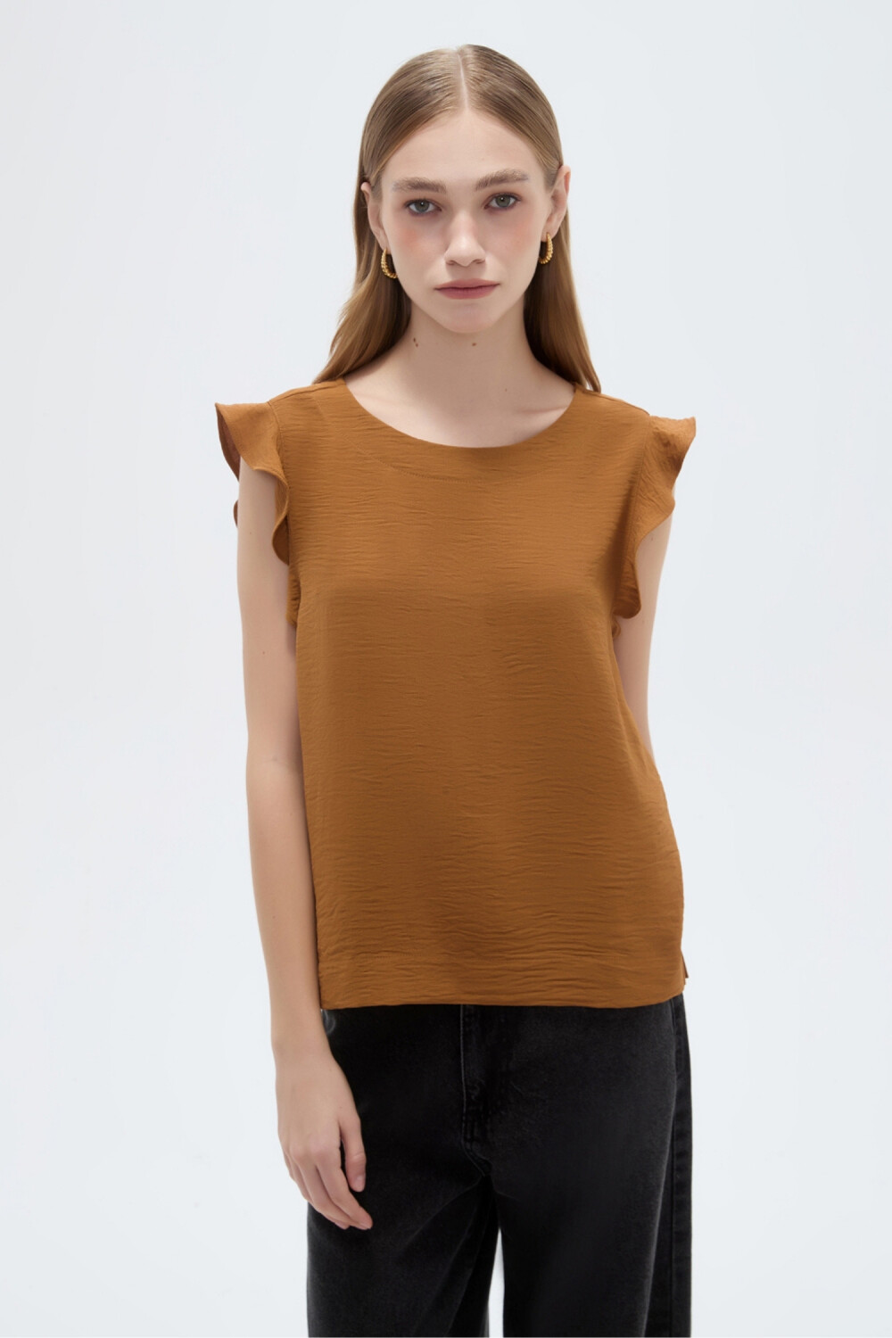 Blusa Mapa Canela