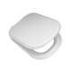 Tapa De Inodoro De Madera Blanco Bari Ferrum Herrajes De Plastico