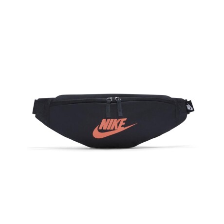 RIÑONERA NIKE HERITAGE - Black/Orange Global