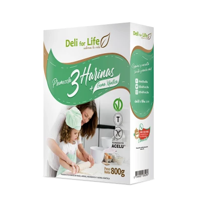 Mezcla De 3 Harinas Deli FOR Life 800g Mezcla 3 Hari 800g Deliforlife