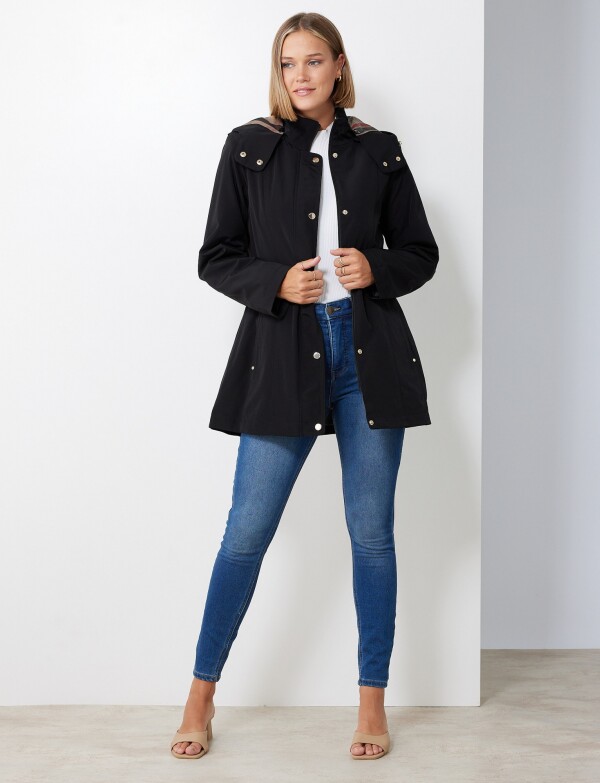 Gabardina Impermeable NEGRO