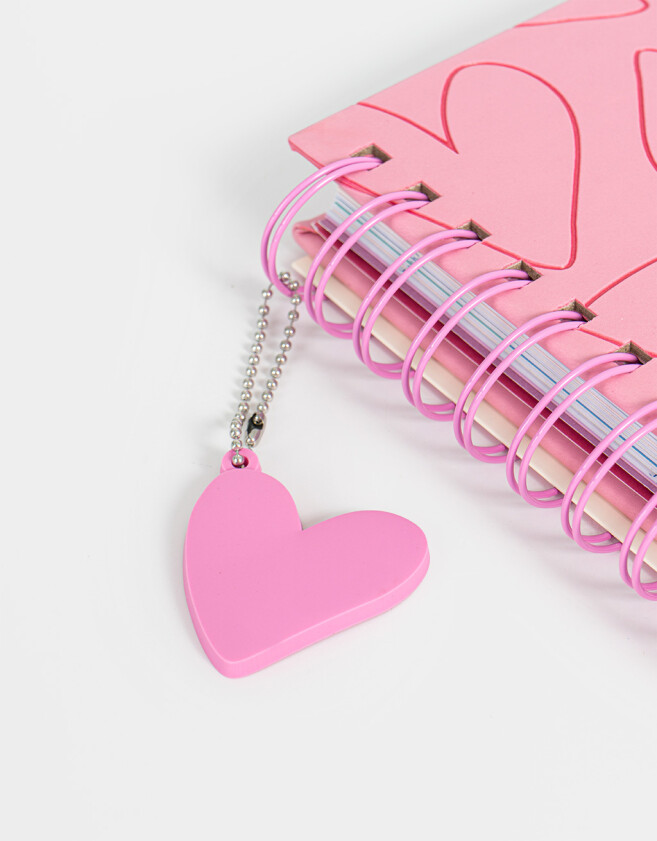 Agendas y Calendarios Estampados Agenda Corazones 2026 - Fucsia Medio