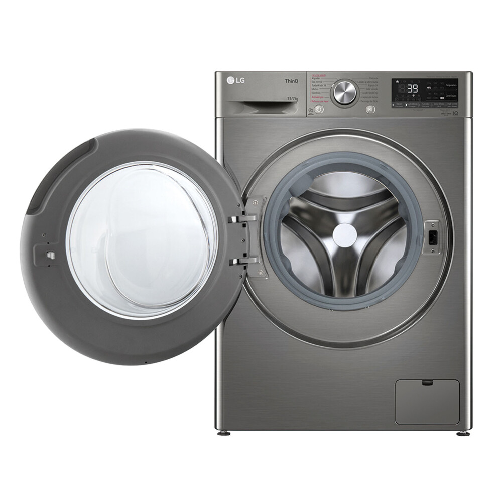 LAVASECARROPAS LG 11-KG-LAVADO-7-KG-SECADO GRIS WD11PVC3S6