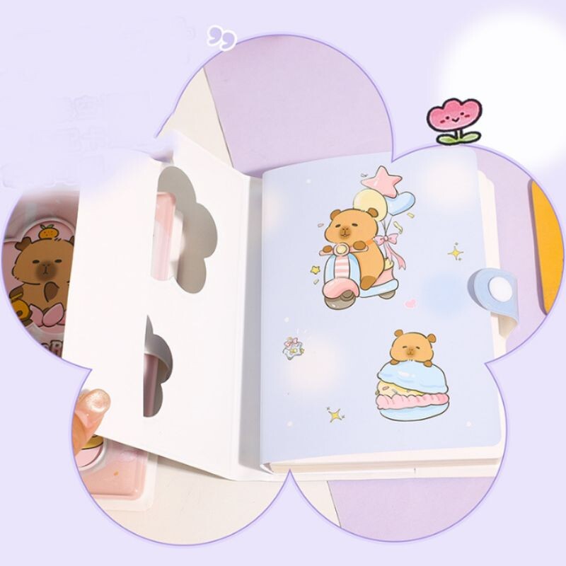 Cuaderno Anti Estrés - Capibara - 112 Hojas Coloridas Cuaderno Anti Estrés - Capibara - 112 Hojas Coloridas