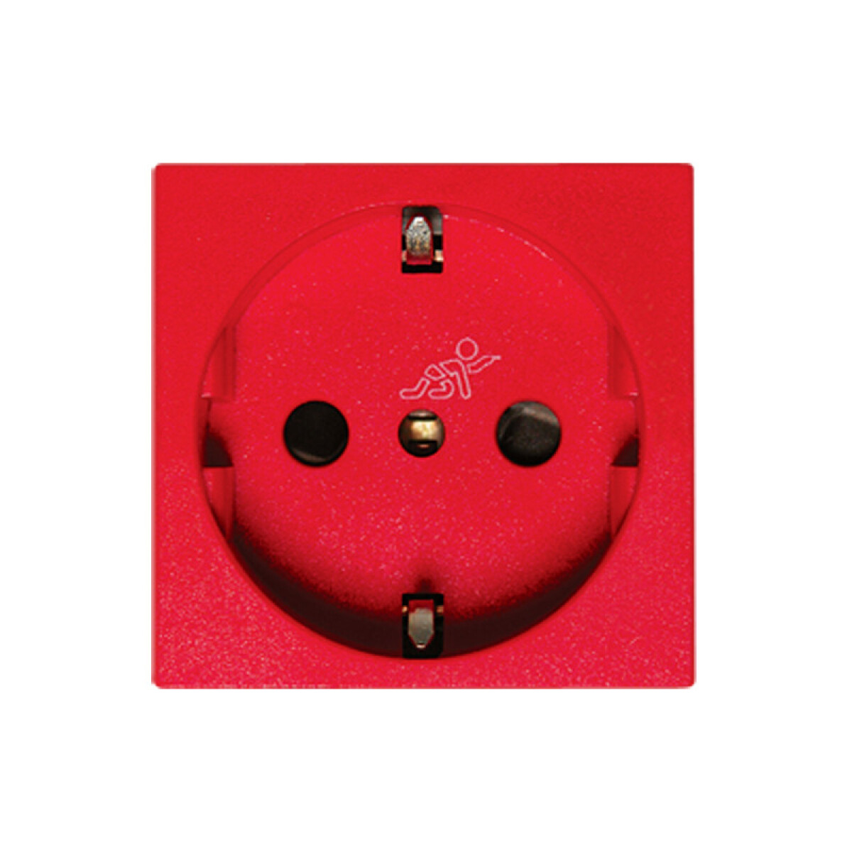 Módulo tomacorriente schuko rojo 16A - Presta - C51208 