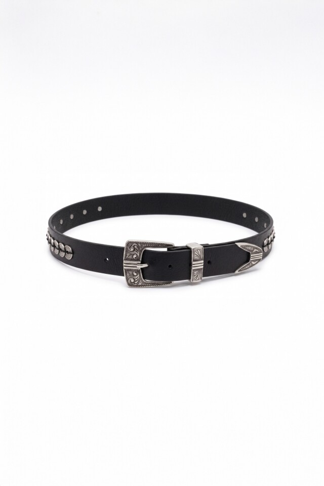 Cinturón boho negro