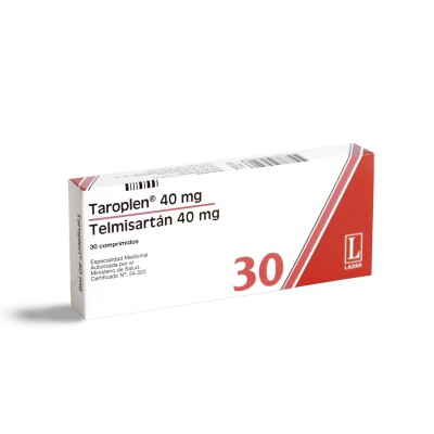 Taroplen 40 Mg. 30 Comp. Taroplen 40 Mg. 30 Comp.