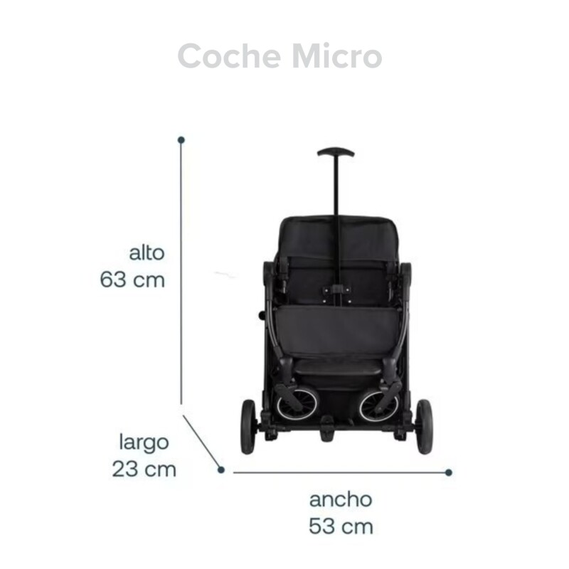 Coche Compacto de Viaje Micro Bebesit - Gris Coche Compacto de Viaje Micro Bebesit - Gris