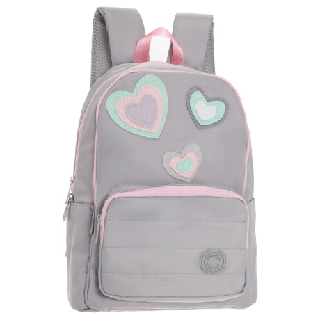 Mochila Padded TEENS Grey Heart