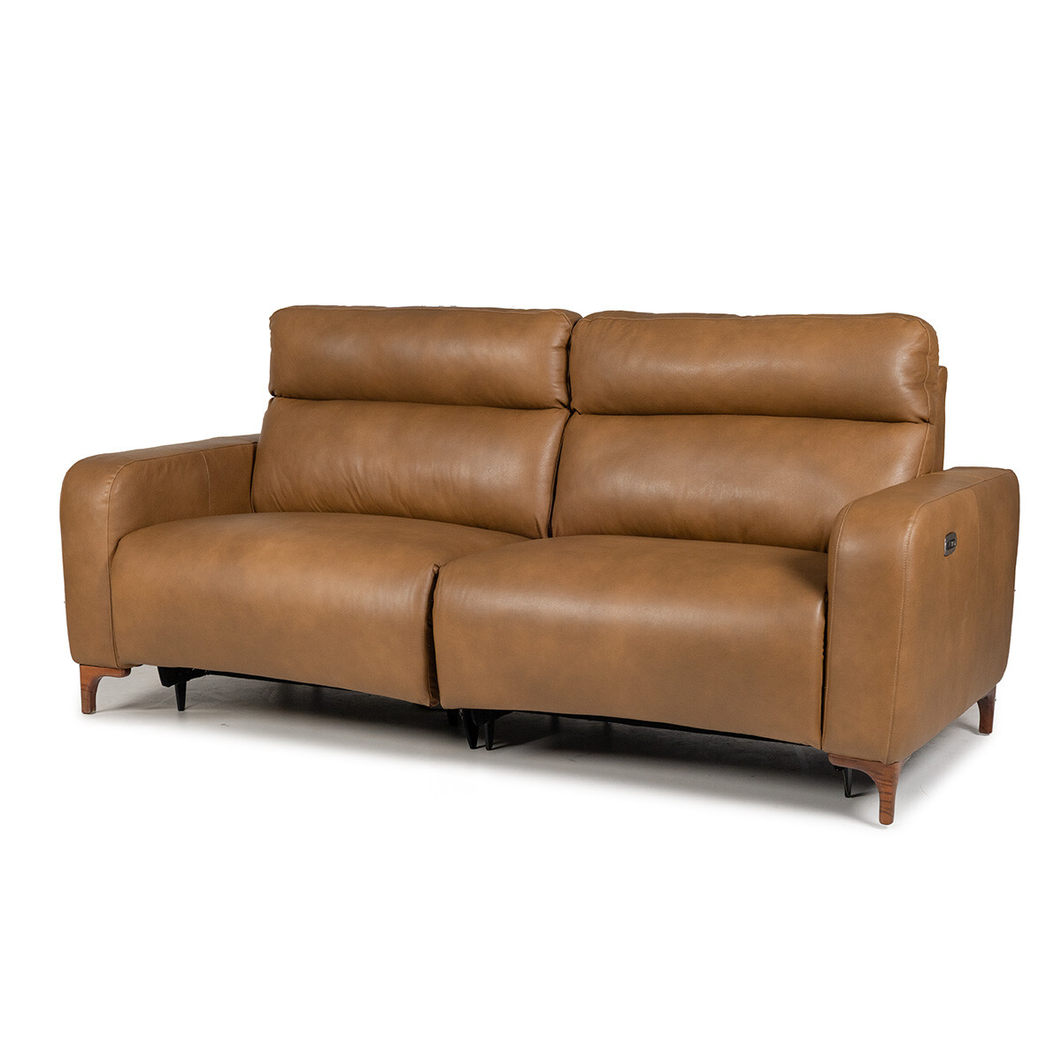 Sofa Hush - Cuero Básico - 2 cuerpos - 1016 (Nozes) 