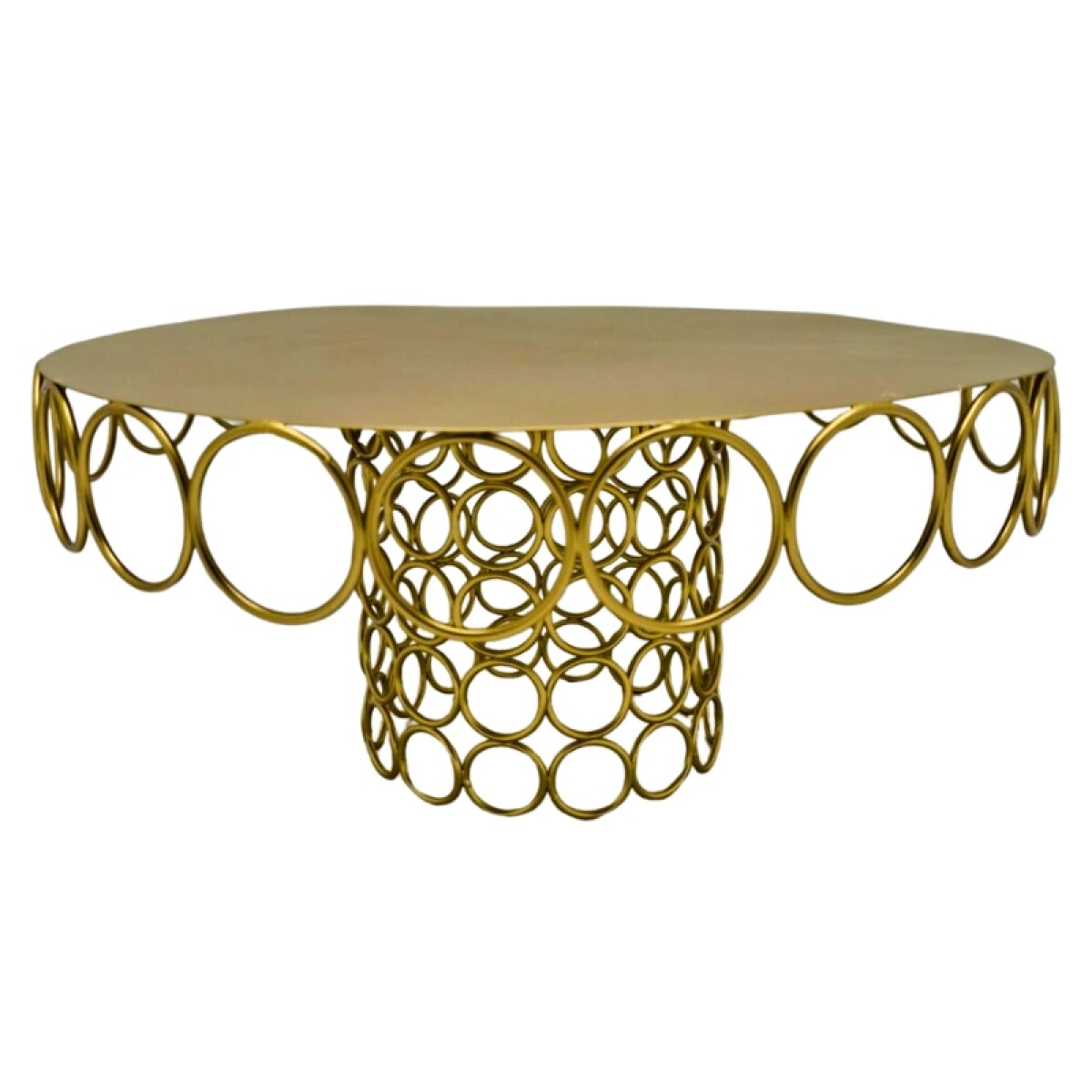 Soporte de Torta dorado de 25*25*30CM 
