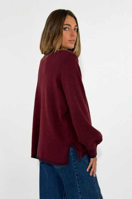 SWEATER BRUMA Bordo