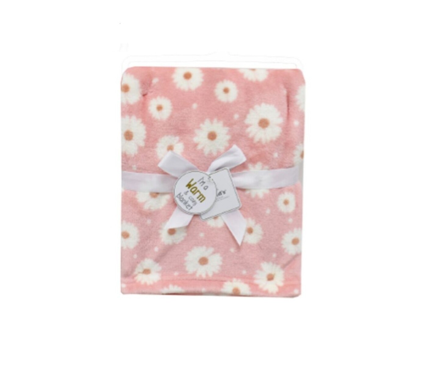Manta fleece WAKIDS - margaritas rosado 