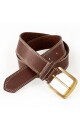 Cinto jeanero doble costura n°12 Chocolate