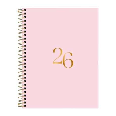 Agenda Tilibra 2026 Vanilla Rosada Pastel