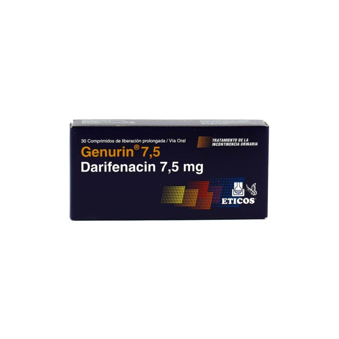 GENURIN 7,5 MG. CJ X 30 COMP. LIB. PROLO única