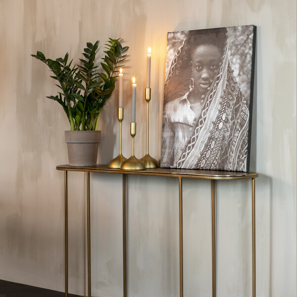 Candelabro SESTA Dorado - SET x 3