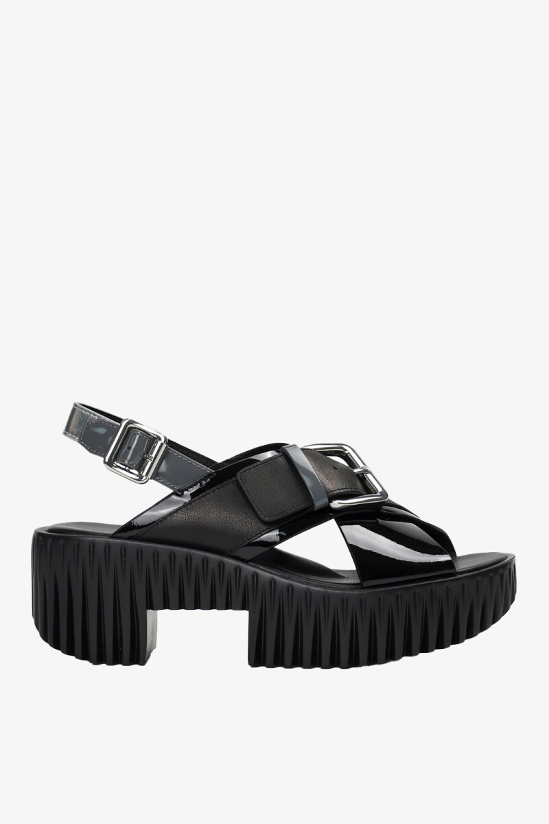 SANDALIA PLIA JUNO Negro
