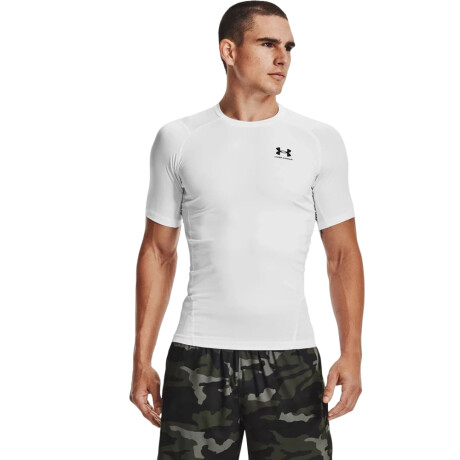 REMERA UNDER ARMOUR HEATGEAR ARMOUR COMPRESSION White