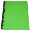 CARPETA TAMAÑO A4 CON 20 FUNDAS Y RULO COLOR VERDE