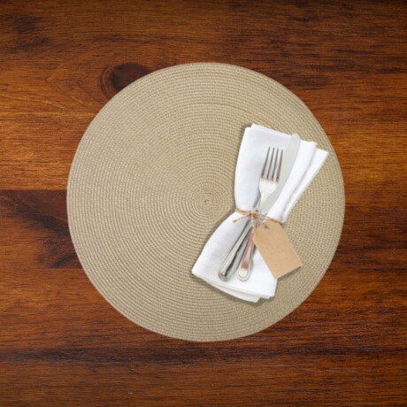 Individual de Mesa Marfil Redondo 38 cm Westmark Individual de Mesa Marfil Redondo 38 cm Westmark