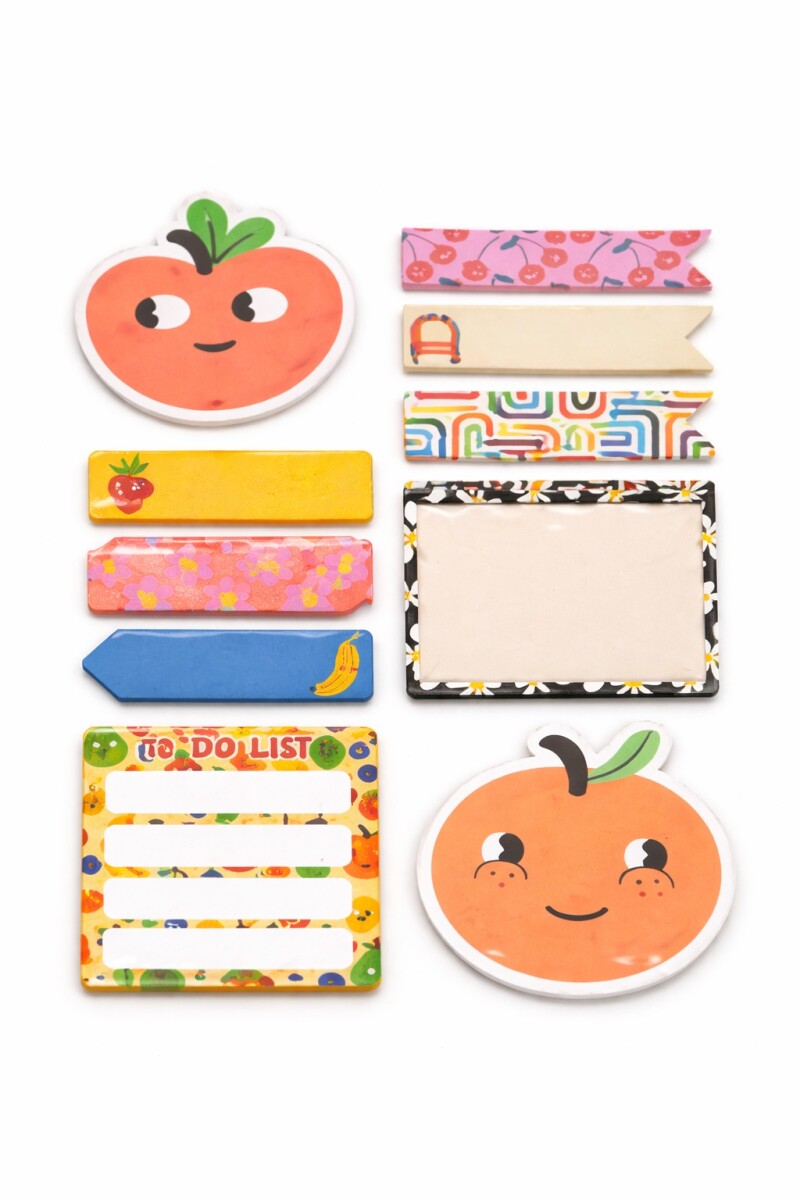 NOTAS ADHESIVAS SET - NARANJA 