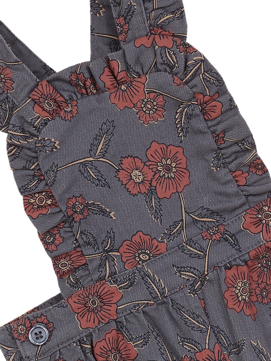 Pantalon Con Tirantes Petroleo