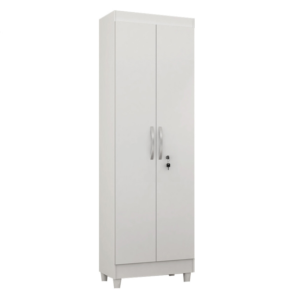 Ropero 2 puertas multiuso AR1111 Blanco, con llave 
