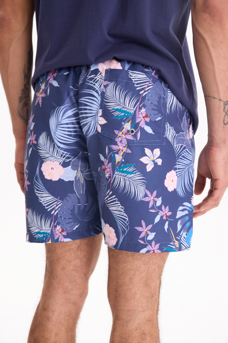 Short De Baño Selva Azul