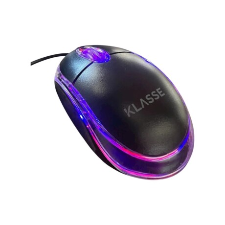 Mouse Óptico USB LED Klasse - 1200 DPI, Color negro Mouse Óptico USB LED Klasse - 1200 DPI, Color negro