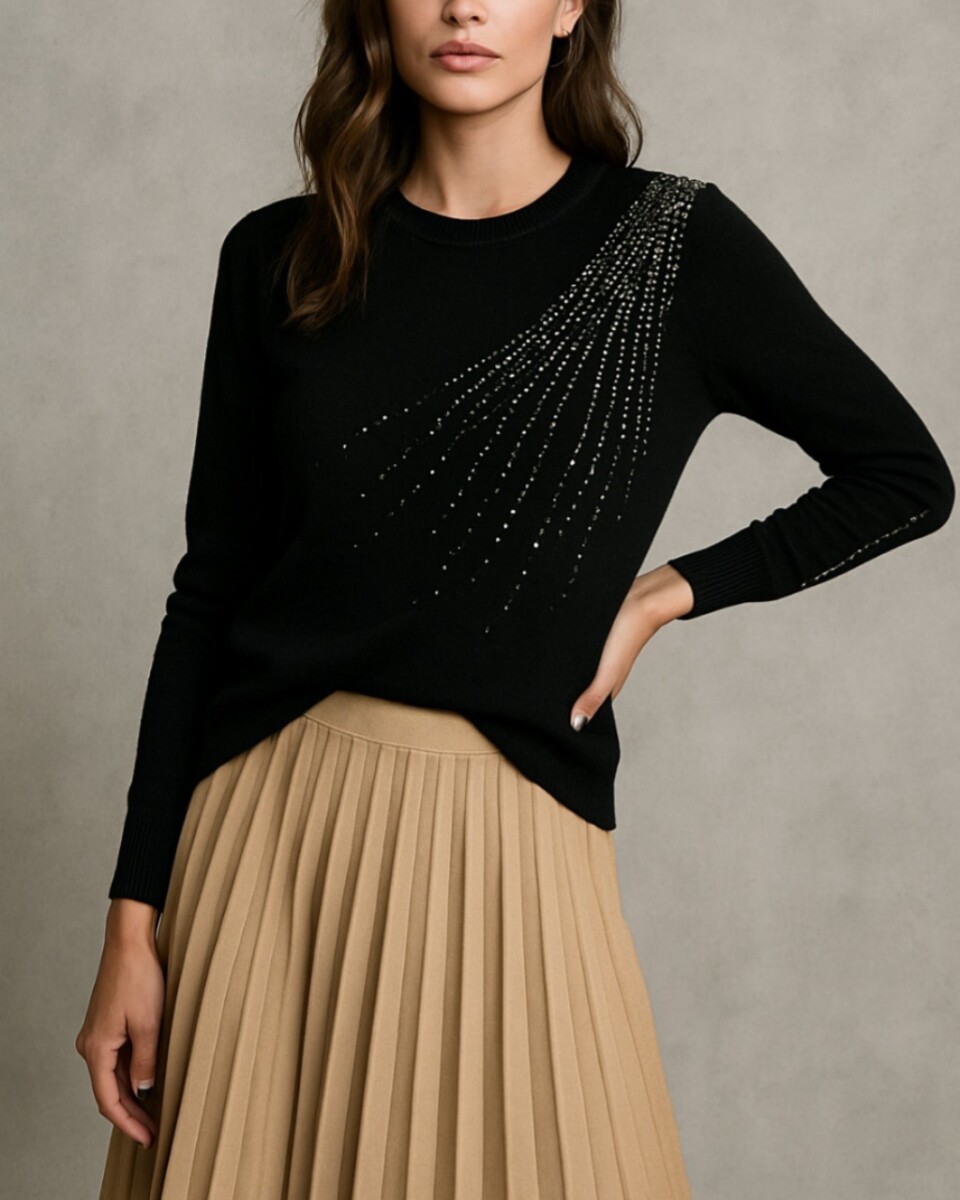 Sweater Trama - Negro 