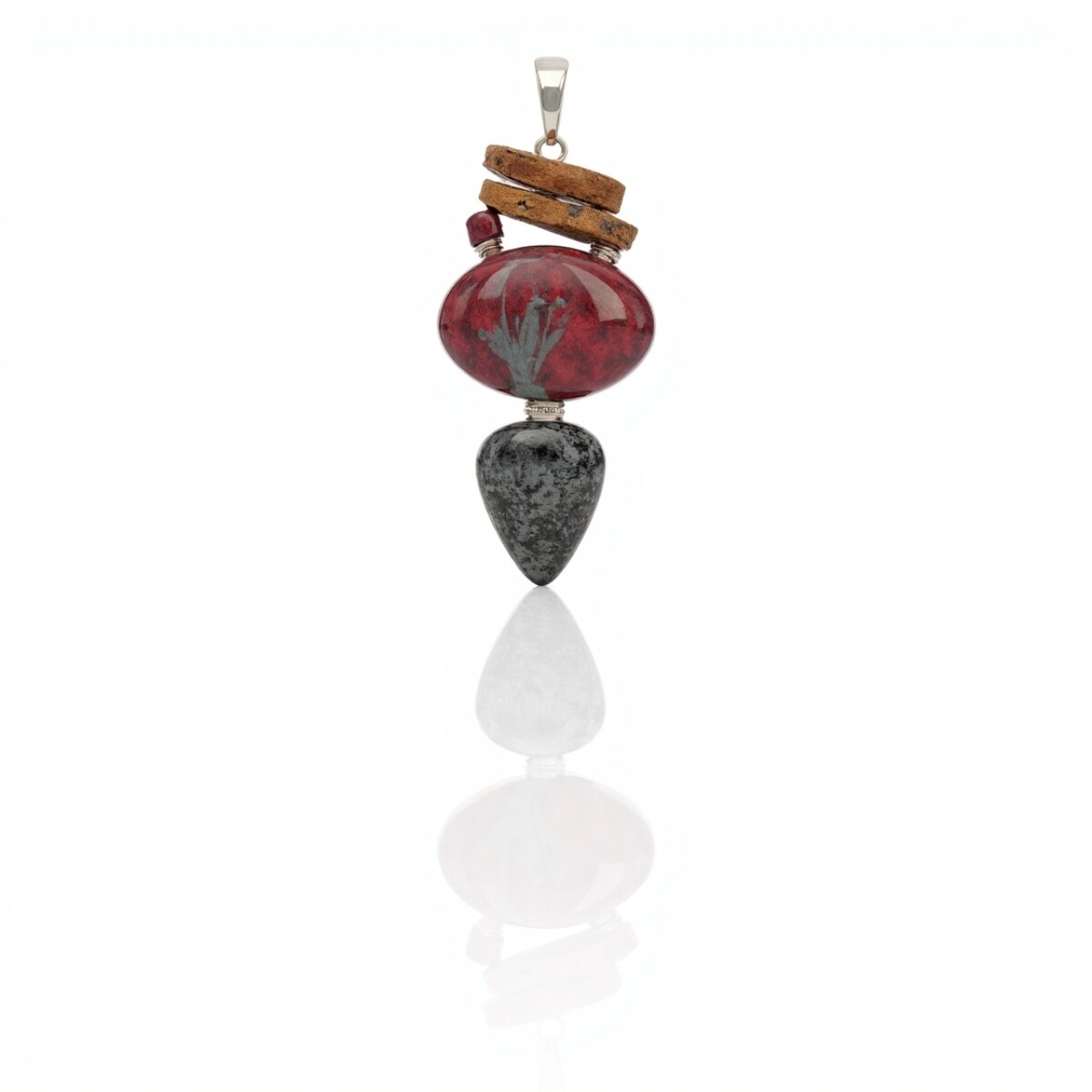 Dije Colgante Figuras Geométricas-Plata 925-Piedras Varias-CP3846 - conpiedra 