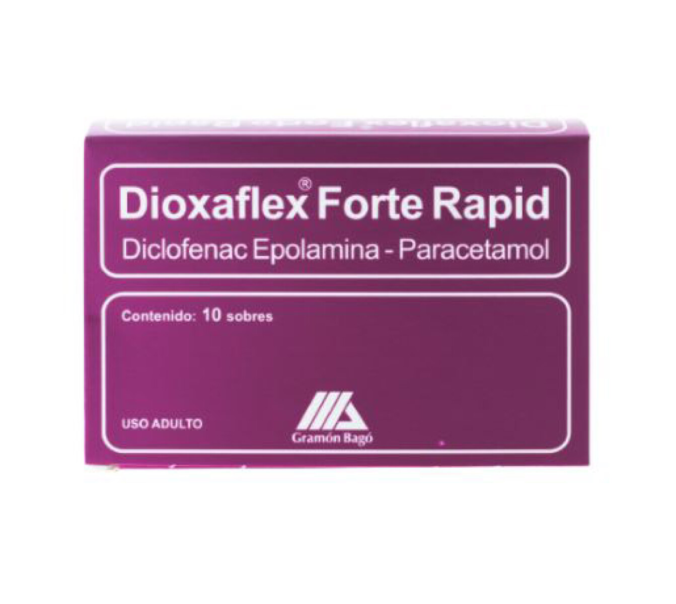 Dioxaflex Forte Rapid x 10 SOB 