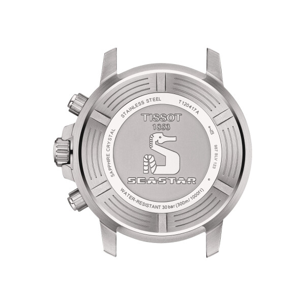 Reloj Tissot Seastar 1000 Quartz Chrono con bisel rojo y azul Reloj Tissot Seastar 1000 Quartz Chrono con bisel rojo y azul