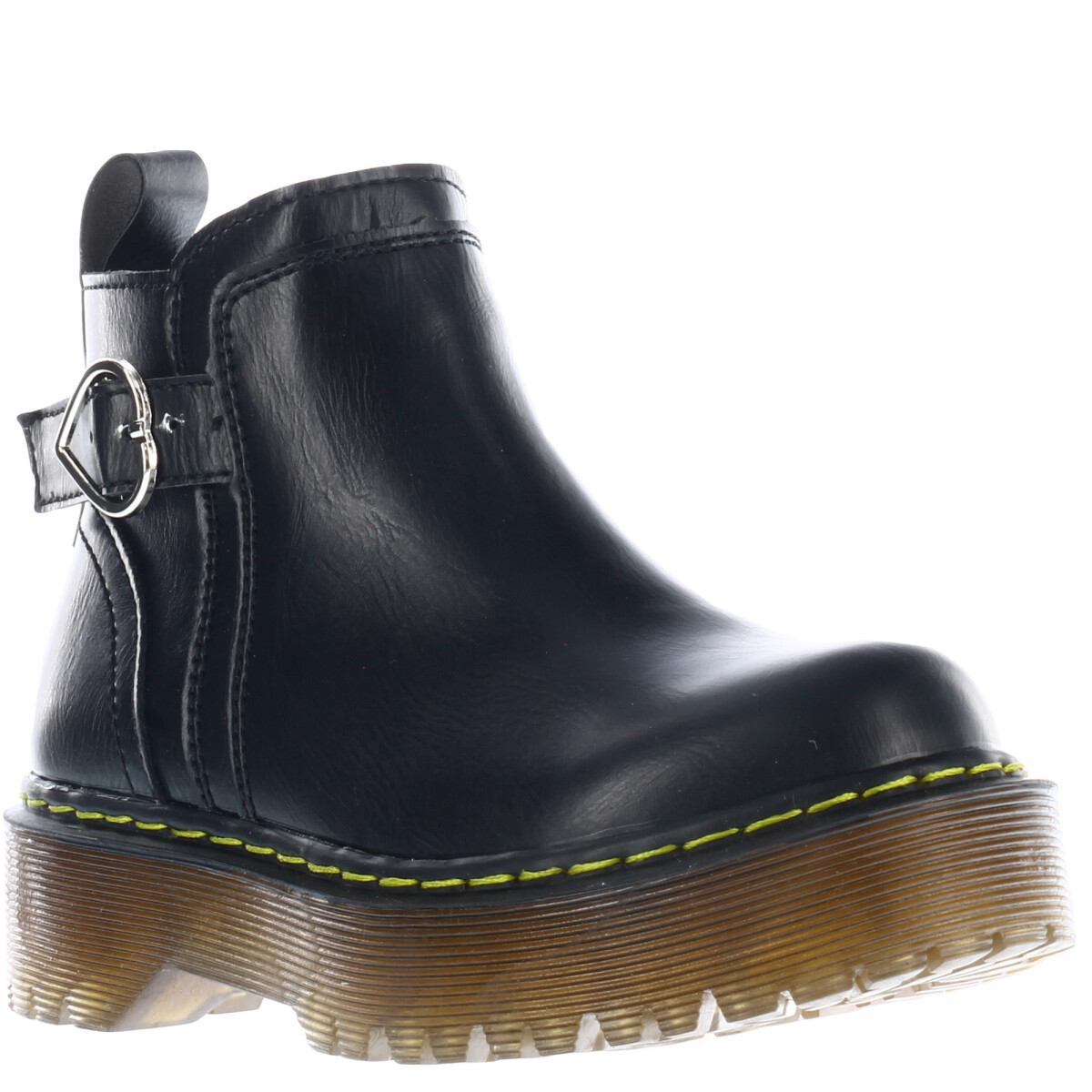 Bota de Niña Mini Miss Carol JARTY con hebilla de corazón y cierre lateral - Negro 